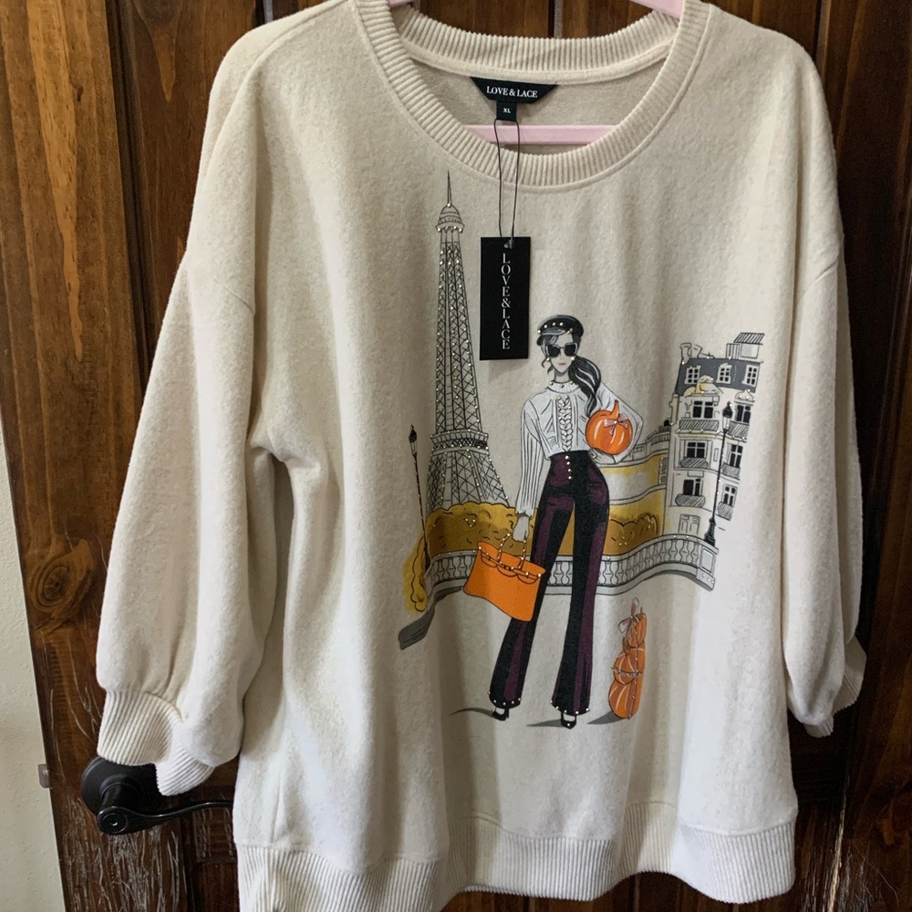Beige Women's Sweater - Picture 5 of 14